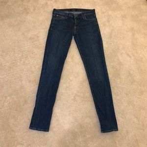 Hudson dark wash skinny jeans women’s size 27